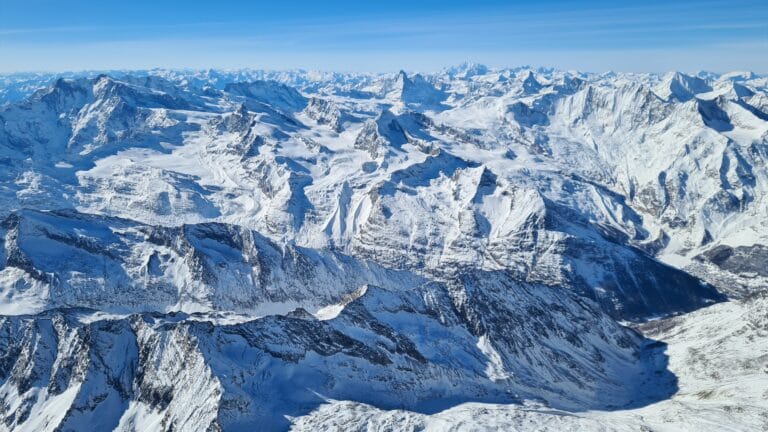 Alp crossing flight - Image du vol