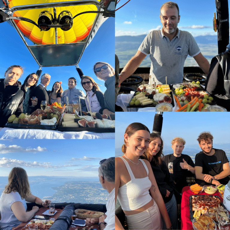 Aperitif afterwork hot-air balloon flight in Switzerland - Image hero