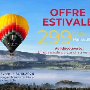 Offre d'été 2026 Ballons du Léman