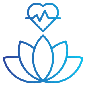 Icône bien être et coeur